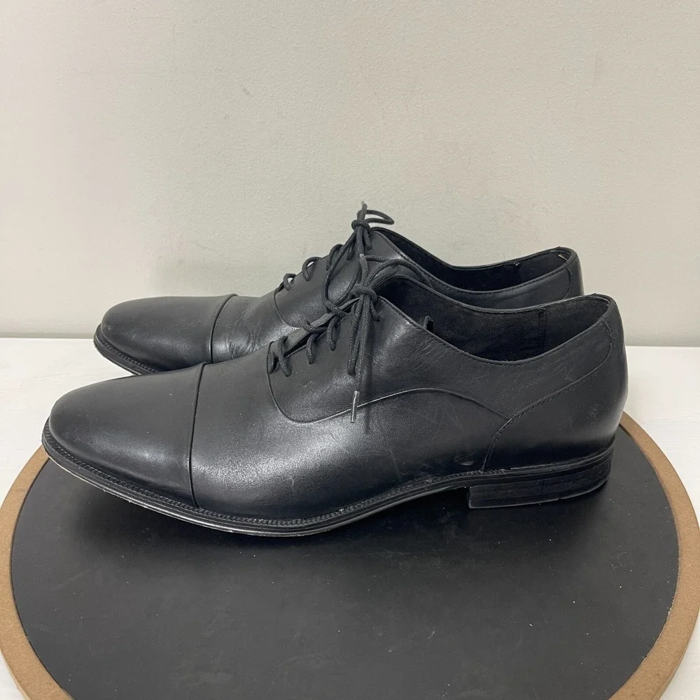 Florsheim Cap Toe Oxford Men Size 13 M Leather Dress Shoe Black Business Classic